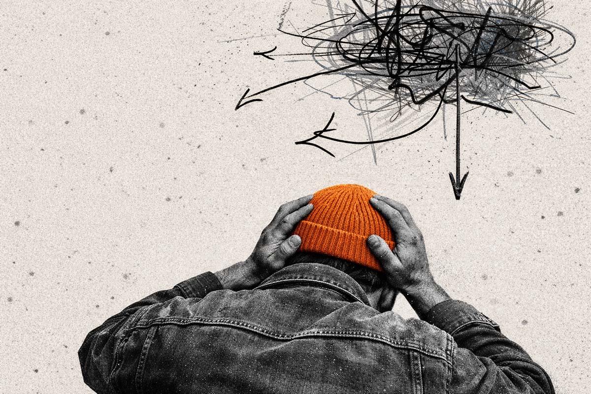 A person practicing mindfulness and breathing techniques for trauma recovery